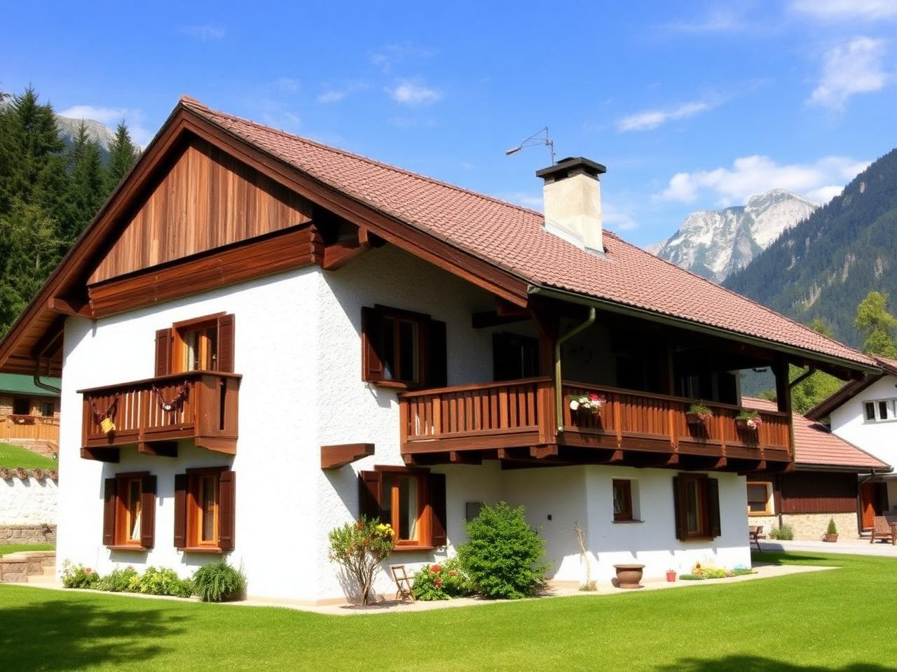 Fertiggestelltes Einfamilienhaus
